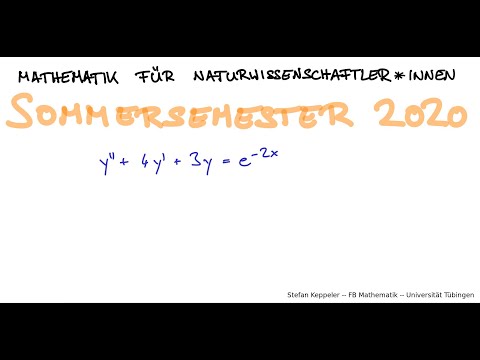 Lineare DGLn 2. Ordnung - Variation der Konstanten - Beispiel