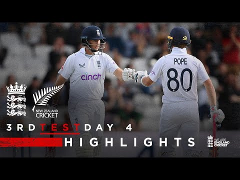 Мастер-класс Поупа и Рута! | Лучшие моменты | Англия против Новой Зеландии — день 4 | 3-й LV= Тес...