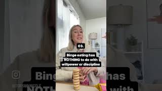 3 Things I Wish Everybody Knew About Binge Eating (from a licensed therapist) #bingeeating