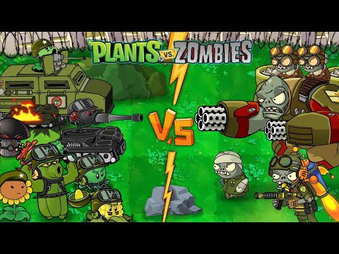 Plants vs Zombies Animation 2 Mega-Morphosis - Dave and All Plants vs Dr. Zomboos and All Zombies