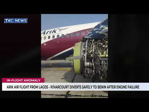 Arik Air Aircraft Diverts to Benin Over Engine Failure