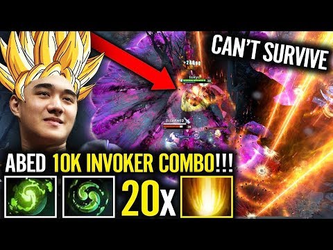 Invoker EPIC COMBAT [1 vs 5] ABED Using DOUBLE Refresher - Unbelievable!! What a Game