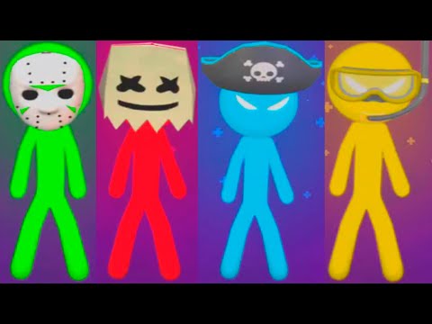 THE STICKMAN MINI GAMES TOURNAMENT Gameplay Walkthrough STICKMAN PARTY Android Game