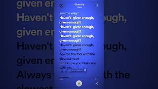 Gilded Lily ~ Cults sped up lyrics (Haven&#39;t I Given Enough?)