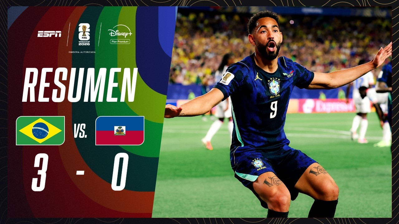 DOBLETE DE CUNHA, OTRO DE VINI Y FESTEJO BONITO DE BRASIL | Brasil 3-0 Haití | RESUMEN | M31