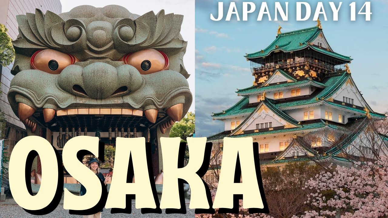 A tourist explores Namba Yasaka Shrine and several other attractions in this video.
