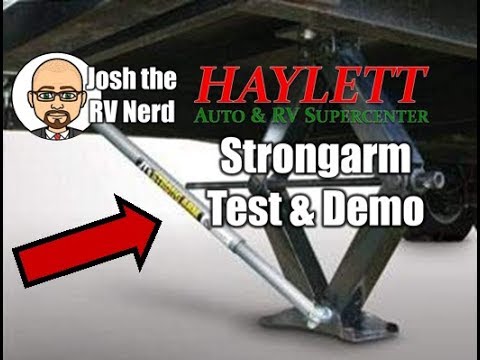 Strongarm RV Jack Leg Stabilizer Demonstration with Josh the RV Nerd