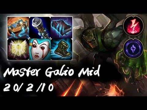 Master Galio Mid vs Fizz | Korea High Elo Replays