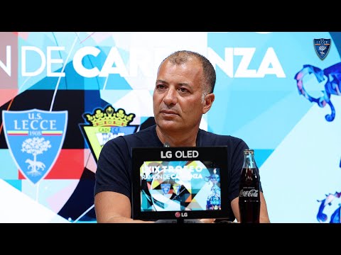 U.S. Lecce: Conferenza stampa del presidente Sticchi Damiani nel post Cadiz 1 - Lecce 1 (3-1 dcr)