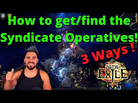 [Beginner's Guide] How to get / find the Syndicate Operatives on POE ! All 3 Ways !