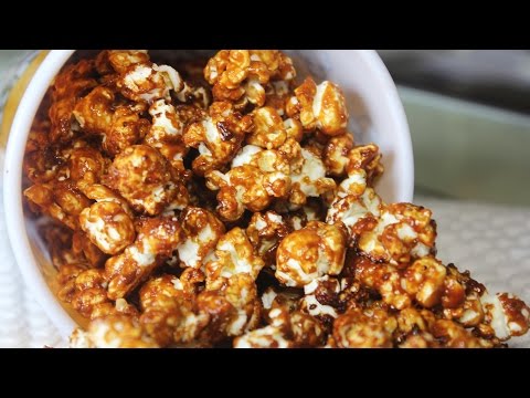 Caramel Popcorn | Flavoured Popcorn | Easy Homemade Popcorn Recipe | Kanak's Kitchen