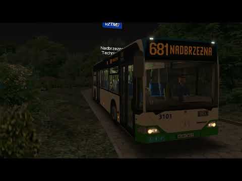 VZTM Szczecin - Linia 681 Złotokłos - Nadbrzezna | OMSI 2 - Mercedes-Benz Citaro O530G #3101