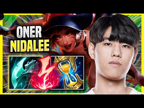 ONER IS SO CLEAN WITH NIDALEE! - T1 Oner Plays Nidalee JUNGLE vs Lee Sin! | Preseason 2022