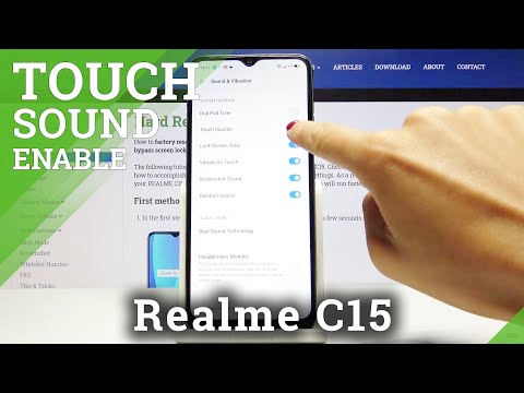 How to Enable Tap Sounds in Realme C15 – Activate Touch Sounds