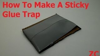 How To Make A Sticky Glue Trap For Pests And Insects