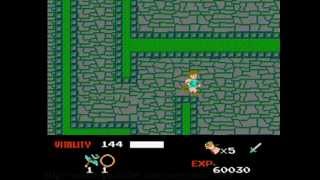 Dragon Buster (Famicom, 1987) 2-run Full Game Session 🎮