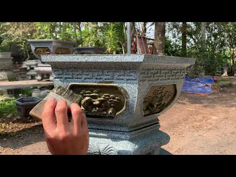 Hướng dẫn snơ giả đá bằng sản phẩm sơn chậu cảnh Công CNC