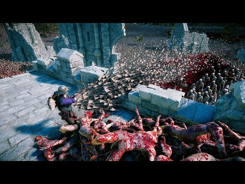 1 Archer Against 2 Million Zombies - Epic Battle Simulator 2
