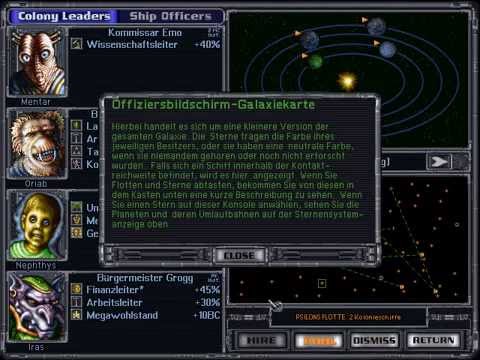 Master of Orion 2 kleiner überblick