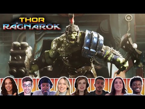 Reactors Reacting to "HE'S A FRIEND FROM WORK!" | Thor: Ragnarok (2017)