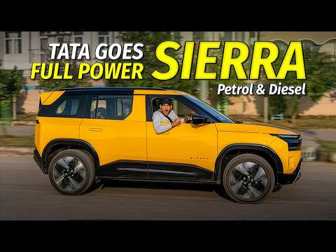 New Tata Sierra Drive Impressions | Petrol and Diesel | Gagan Choudhary 