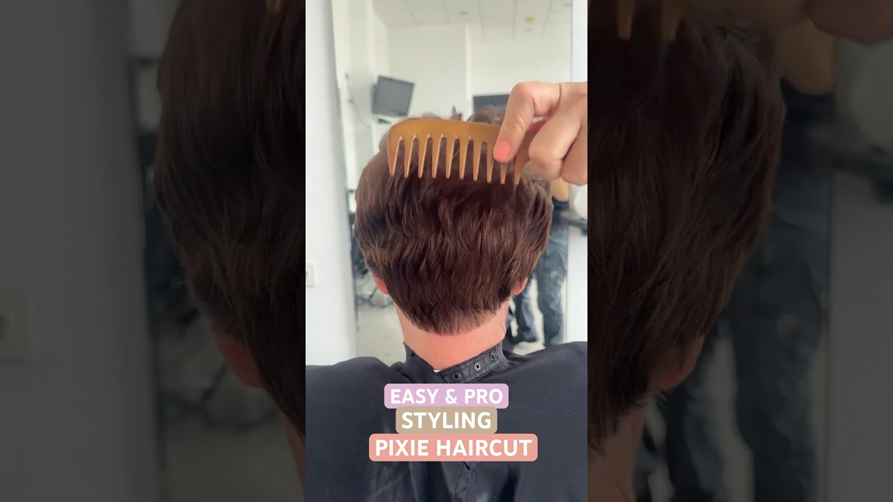EASY AND PRO STYLING PIXIE HAIRCUT: Complete Tutorial Linked Below! 🔥🔥🔥