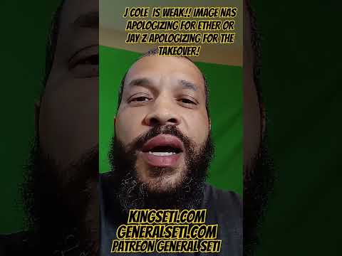 J COLE  IS WEAK!! IMAGE NAS APOLOGIZING FOR ETHER OR JAY Z APOLOGIZING FOR THE TAKEOVER!