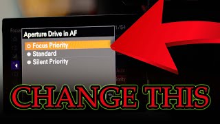 CHANGE THIS SETTING on the A7IV if you're a studio photographer! (Also on A7Riv, A7siii, A1)