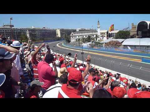 2012-F1 Grand Prix of Europe. Vettel and Hamilton "out" ( Valencia-SPAIN)