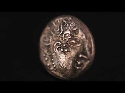 Coin, Carnutes, 1/4 Stater, Ist century BC, AU(55-58), Electrum, Delestrée:2535