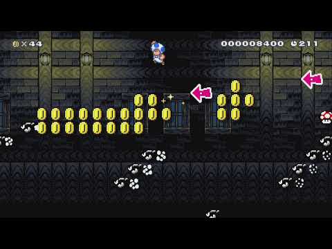 Thwomp Stomper by bigmattio7 - Super Mario Maker 2 - No Commentary 1bx