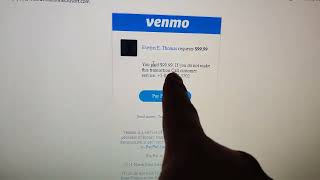 Venmo Email Requesting $99.99 but message says I've Paid $99.  Misleading, looks like scam