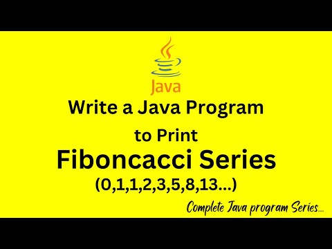 Java Program To Print A Fibonacci Series All Java Interview Programs
