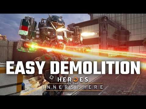 Easy Demolition Mission - Mechwarrior 5: Mercenaries DLC Heroes of the Inner Sphere Playthrough 13