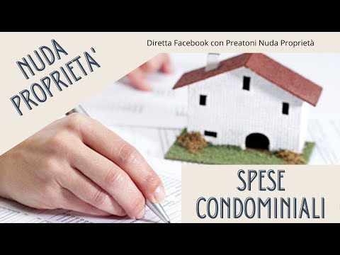 Nuda Proprietà e Spese Condominiali Usufrutto