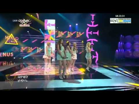 130201 Hello Venus - Romantic Love Comeback Stage @Music Bank
