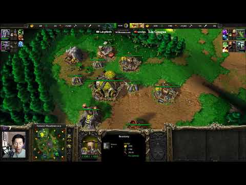 LabyRinth (UD) vs Lin Guagua(Orc) - WarCraft 3 - Air battles over Twisted Meadows - WC3902