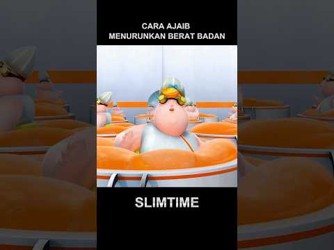 CARA AJAIB MENURUNKAN BERAT BADAN #kartun #kartunshorts #slimtime