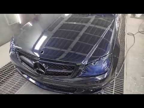 Sedan Car Paint in Blue