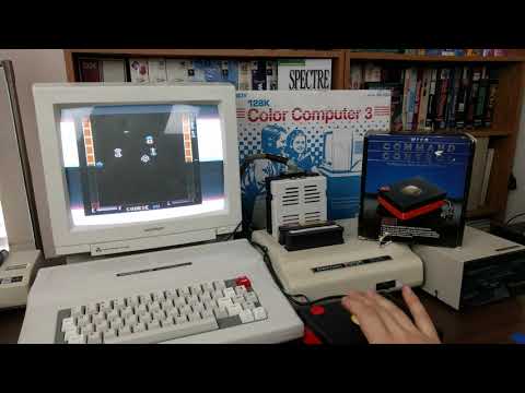 Wico Trackball On Tandy TRS-80 Color Computer (CoCo) 3
