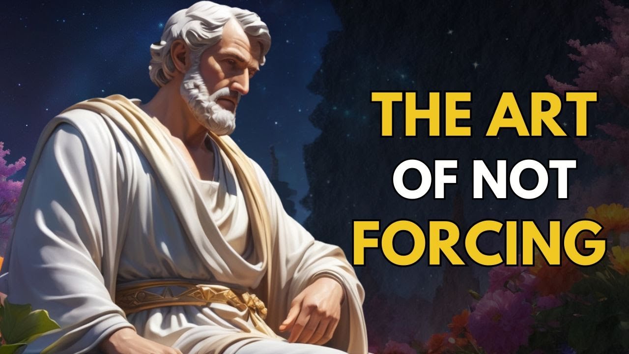 STOP TRYING TO FORCE THINGS | The Power of Letting Life Unfold Naturally | Stoic mindset
