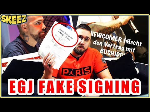 Ich war das neue FAKE BUSHIDO/EGJ Signing