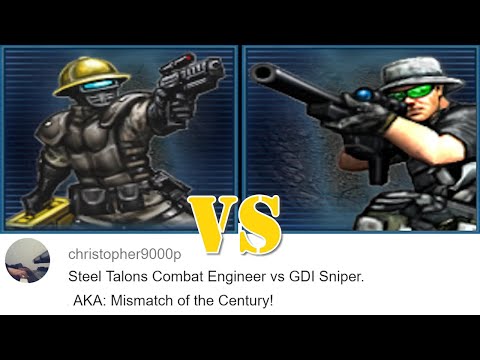 Steel Talons Combat Engineer vs GDI Sniper