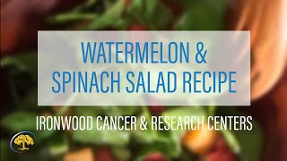 Watermelon Spinach Salad