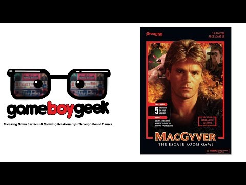 Macgyver: The Escape Room game Review with the Game Boy Geek