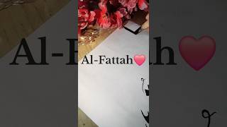 Download lagu Al-Fattah❤️|Easy Arabic art for beginners🎨|Subscribe for more #explore #viral #trending #art #shorts mp3