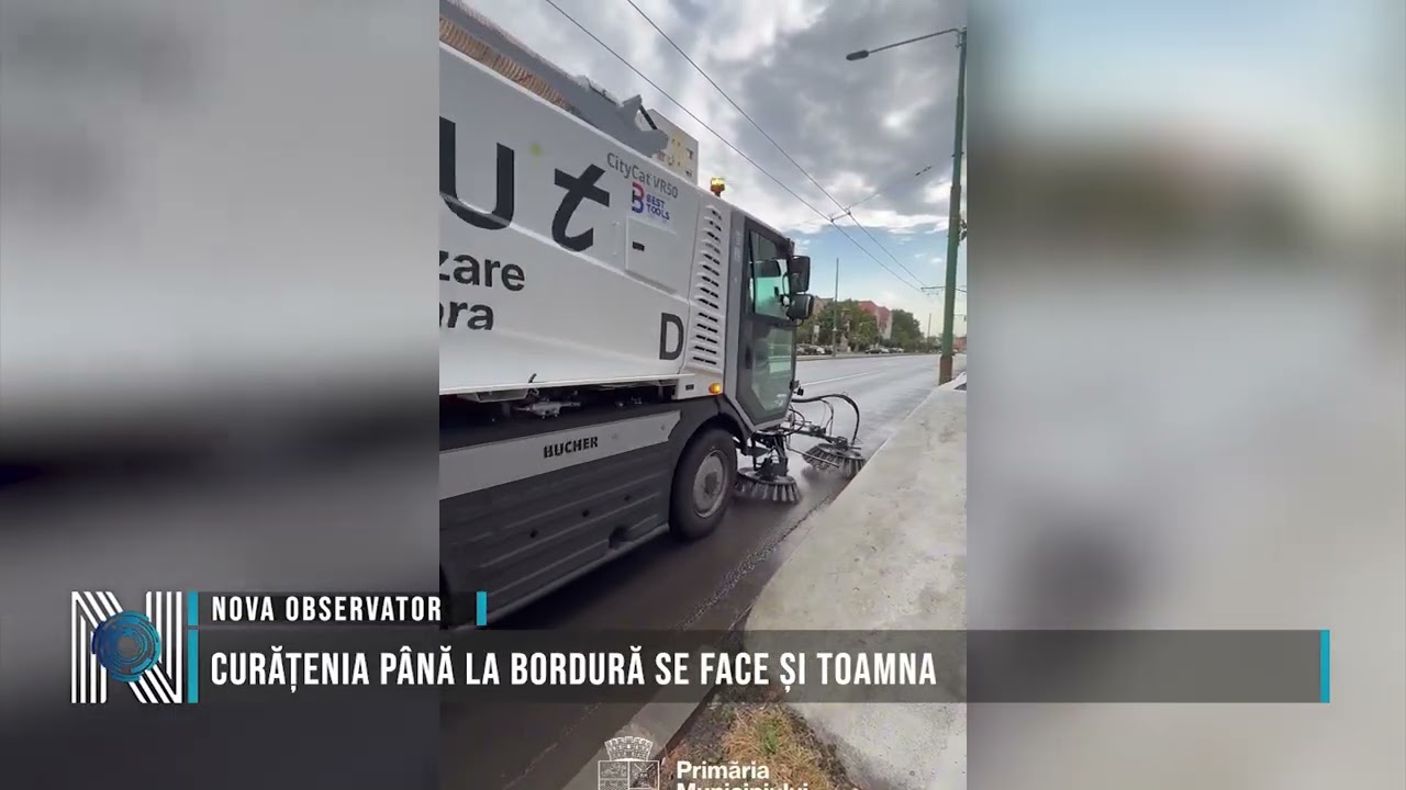 Curățenia până la bordură se face și toamna