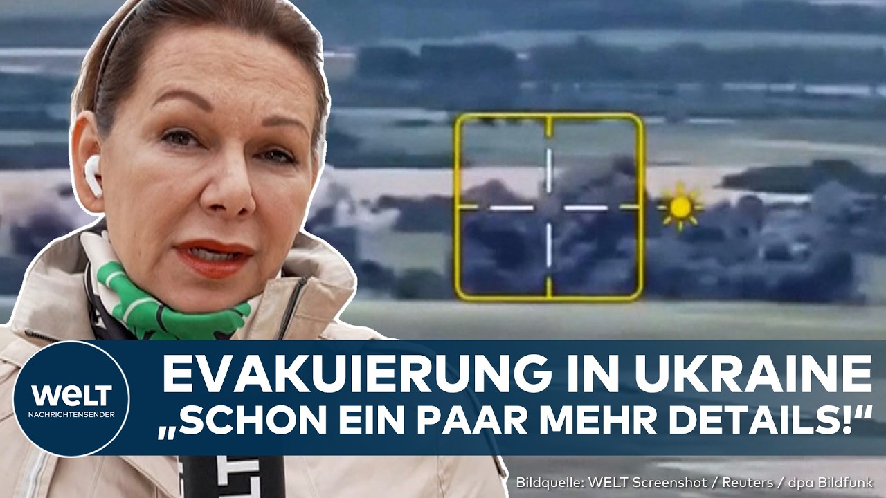 PUTINS KRIEG: Evakuierung in Ukraine! Mehr Details! Stadt an Front bereitet sich auf Waffenruhe vor
