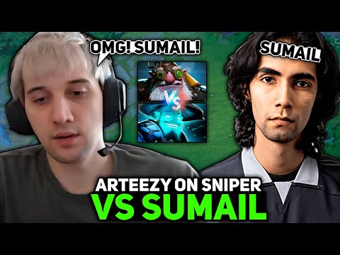 HARD GAME! ARTEEZY on SNIPER vs SUMAIL on STORM SPIRIT!