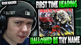 HIP HOP FAN'S FIRST TIME HEARING 'Iron Maiden - Hallowed Be Thy Name' | GENUINE REACTION